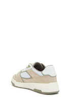 Cleens Lay Up Panelled Leather Sneakers Sand