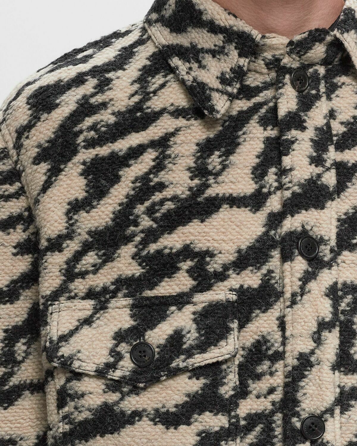 Marant Kervon Vest Black/Beige Fleece Jackets