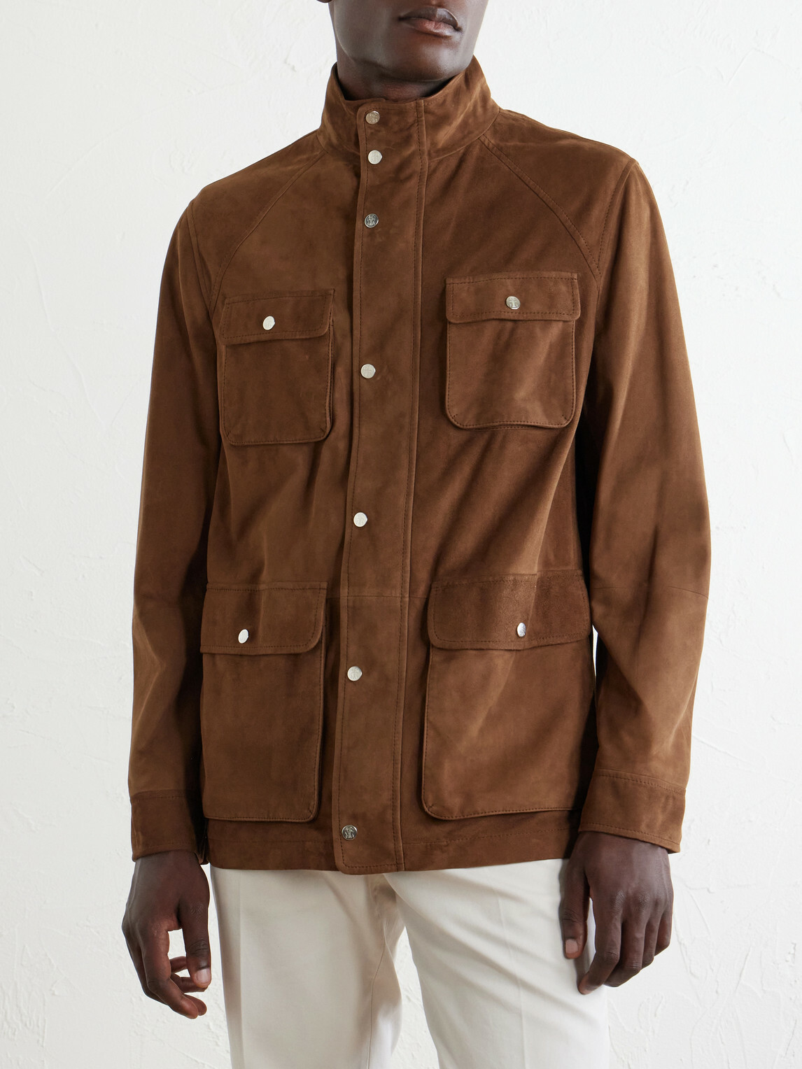 Brunello Cucinelli - Suede Jacket - Brown