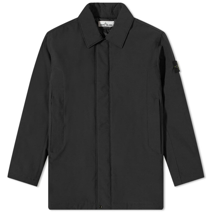 Photo: Stone Island Men's Soft Shell-R Mac in Black