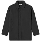 Stone Island Men's Soft Shell-R Mac in Black