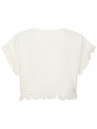 ZIMMERMANN - Alight Cotton Toweling Crop Top