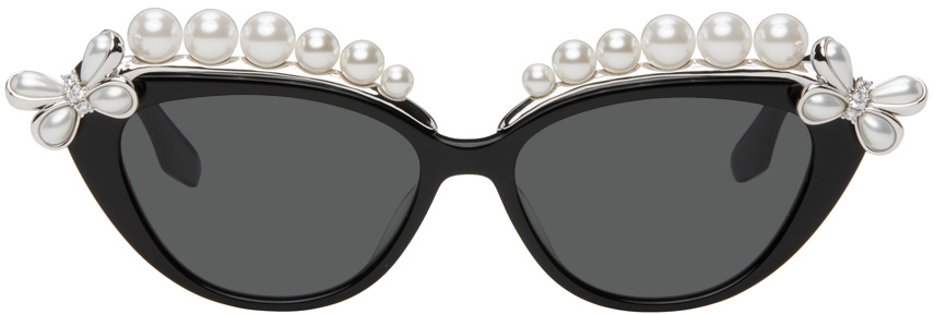 【Shushu/Tong】YVMIN コラボ Front Jeweled-Bowknot メガネ SHUSHU/TONG Black YVMIN Edition Front Jeweled-Bowknot