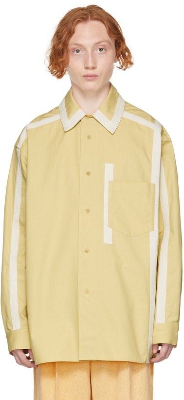 Photo: Jacquemus Yellow 'La Chemise Grain' Shirt