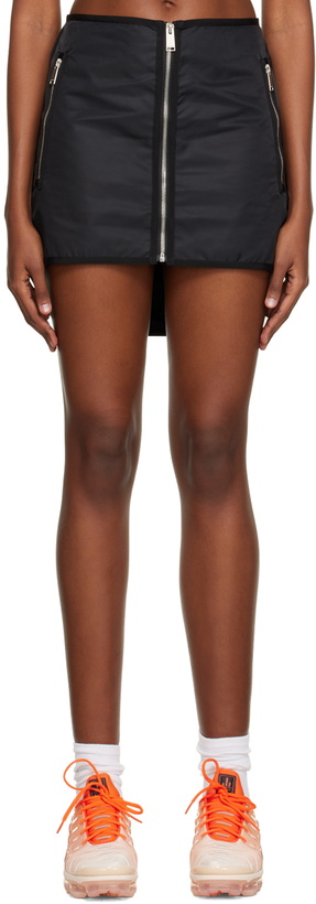 Photo: Heron Preston Black Ex-Ray Miniskirt