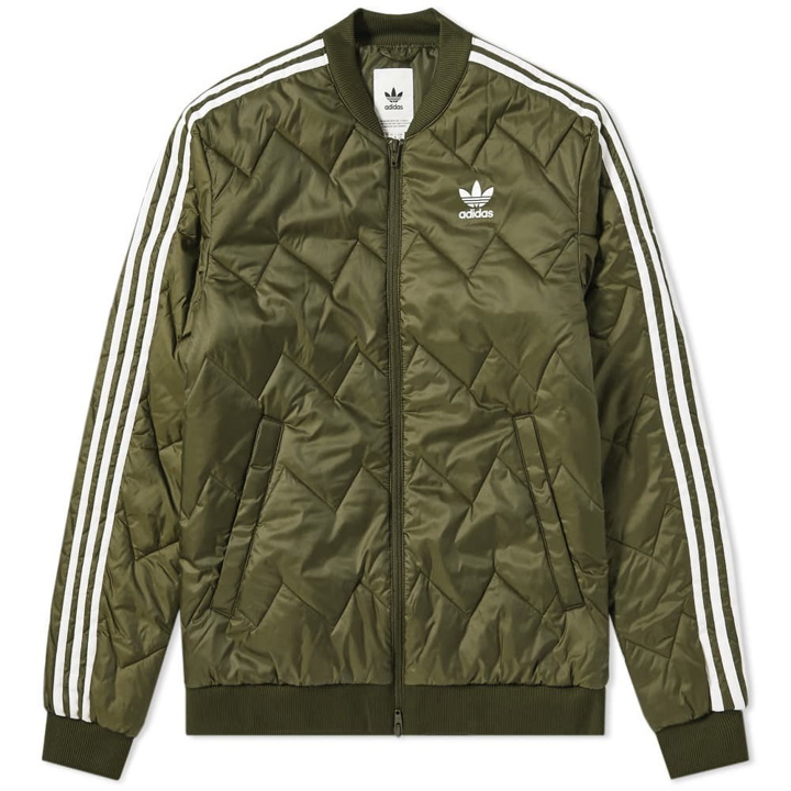 Photo: Adidas SST Quilted Jacket Night Cargo
