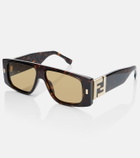 Fendi FF Squared rectangular sunglasses