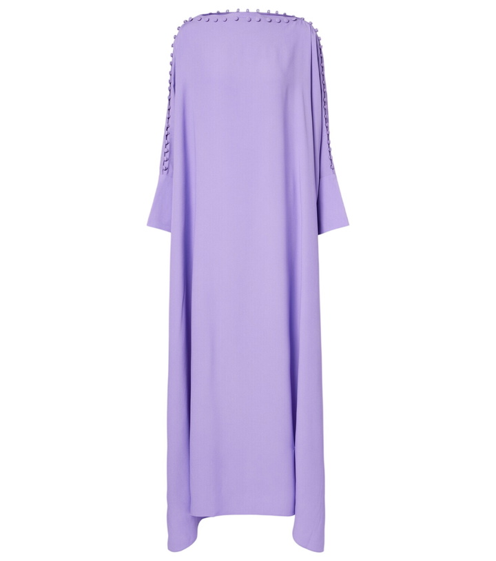 Photo: Taller Marmo Mila off-shoulder crêpe cady kaftan