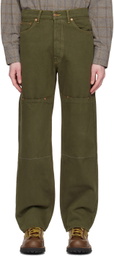 CARSON WACH Green 'The Original 333' Jeans