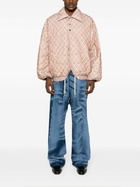 NAMESAKE Orange West Check Quilted Jacket