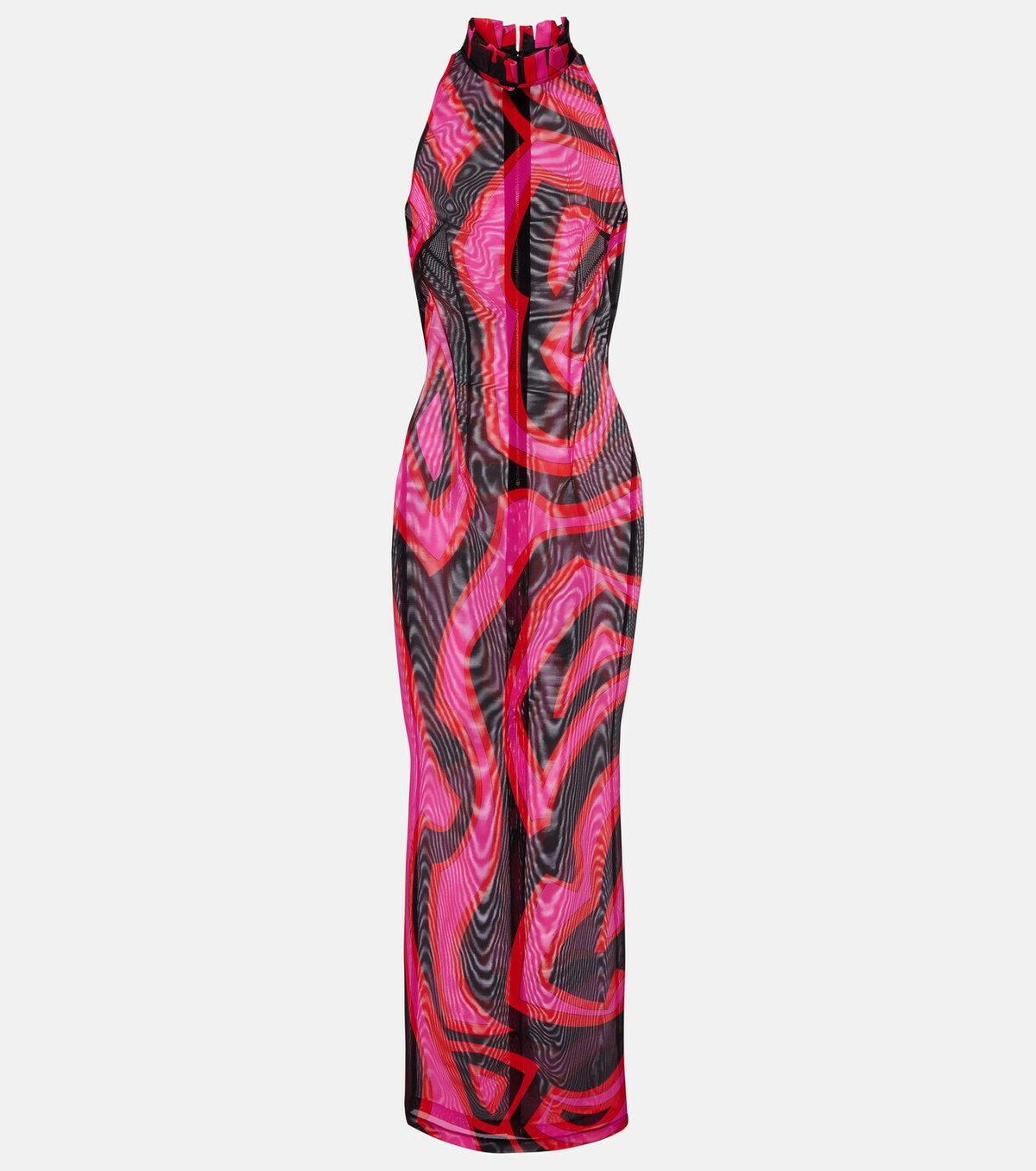 Pucci Labirinto halterneck maxi dress