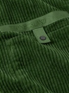 Stone Island - Logo-Appliquéd Cotton-Corduroy Shirt - Green