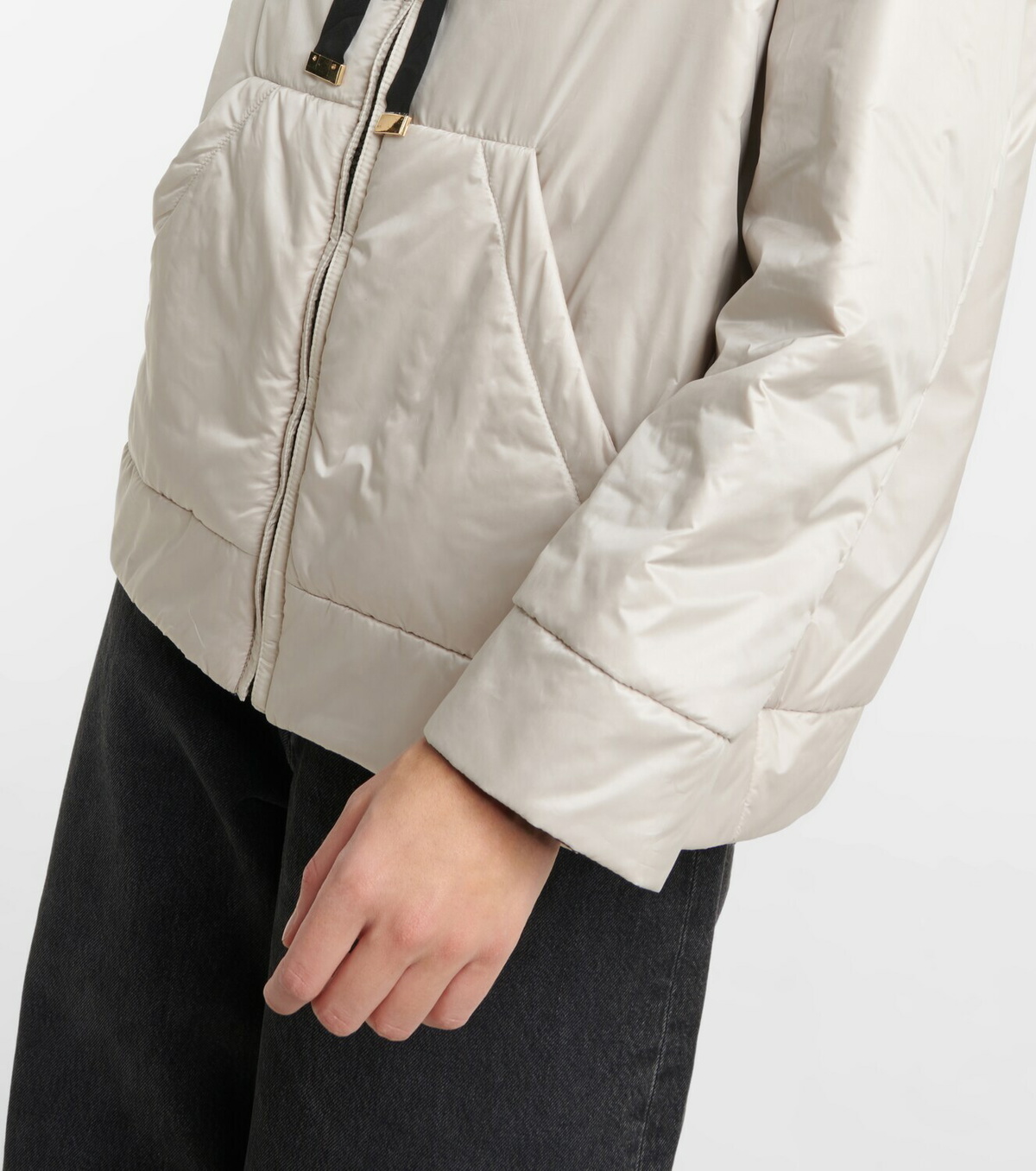 ブルゾン Mm The Cube Camel Polyester Greens Padded Jacket Max Mara - The Cube Greenbox padded jacket Max Mara