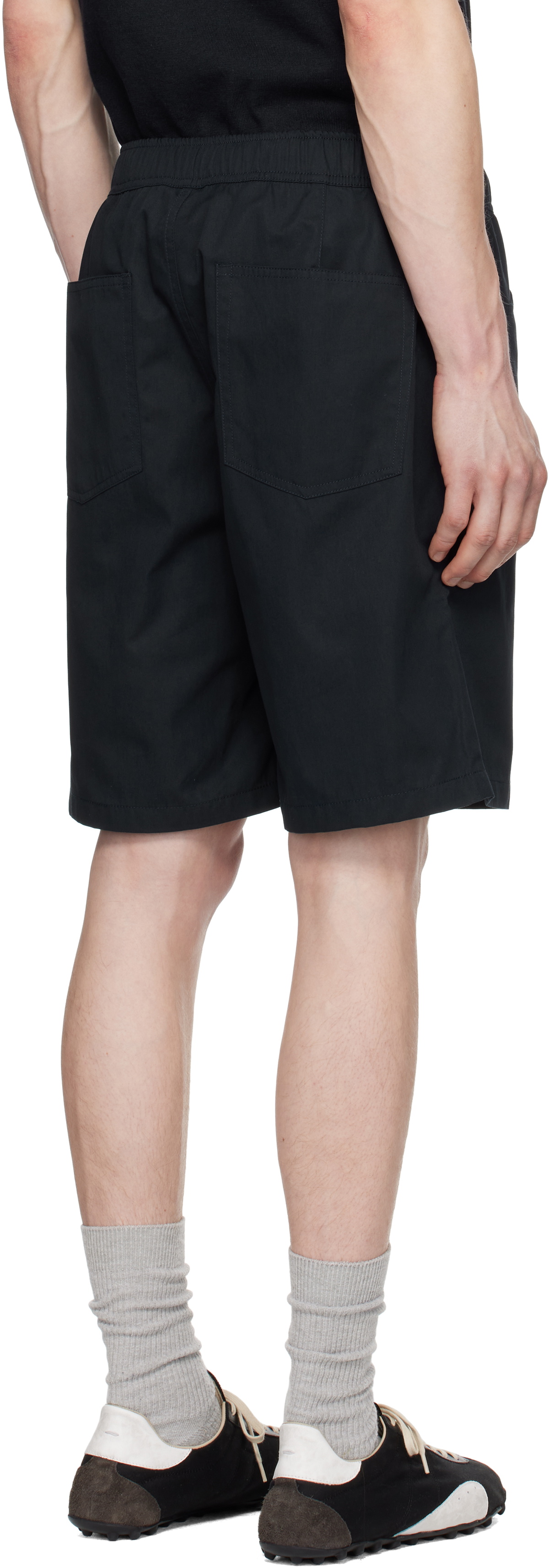NORSE PROJECTS Navy Ragnar Fine Broken Twill Shorts