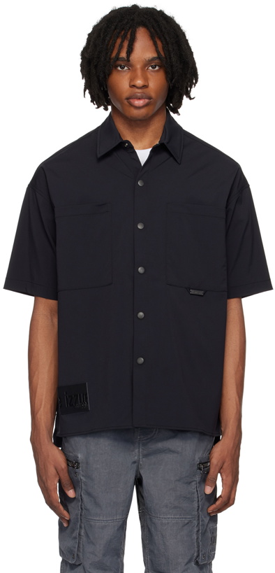 Photo: Izzue Black Button-Down Shirt