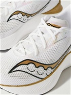 Saucony - Endorphin Pro 3 Rubber-Trimmed Mesh Running Sneakers - White