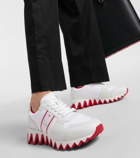 Christian Louboutin Nastroshark Donna leather and canvas sneakers