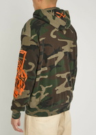 Warren Lotas Reaper Camouflage Hooded Cotton Sweatshirt Multicoloured 1