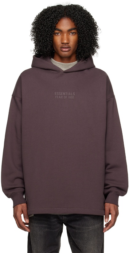 Photo: Essentials Purple Relaxed Hoodie