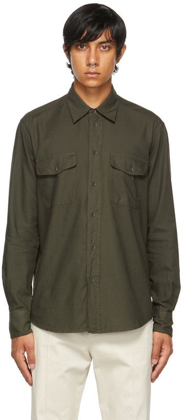 Photo: Barena Khaki Deca Livenza Shirt