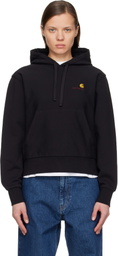 Carhartt Work In Progress Black American Script Hoodie