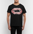 Gucci - Oversized Printed Cotton-Jersey T-Shirt - Men - Black