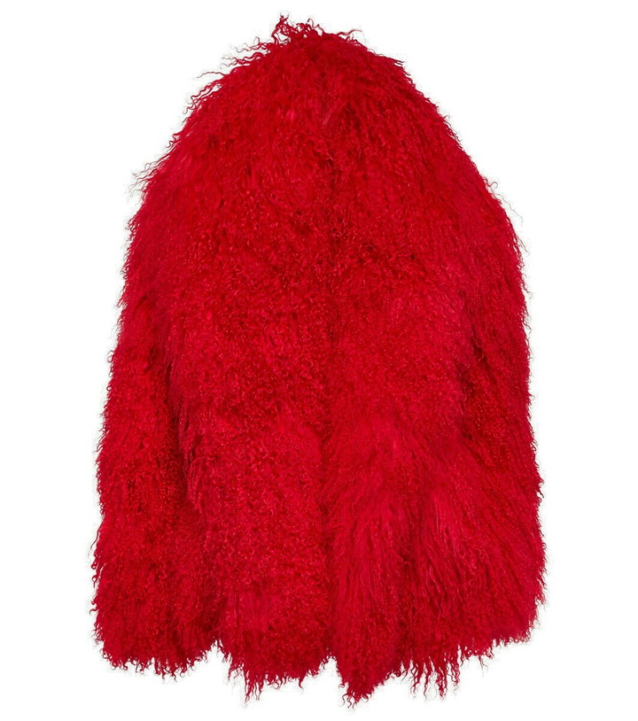 Photo: David Koma Shearling jacket