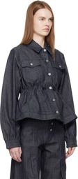 Cecilie Bahnsen Navy CBcandida Denim Jacket