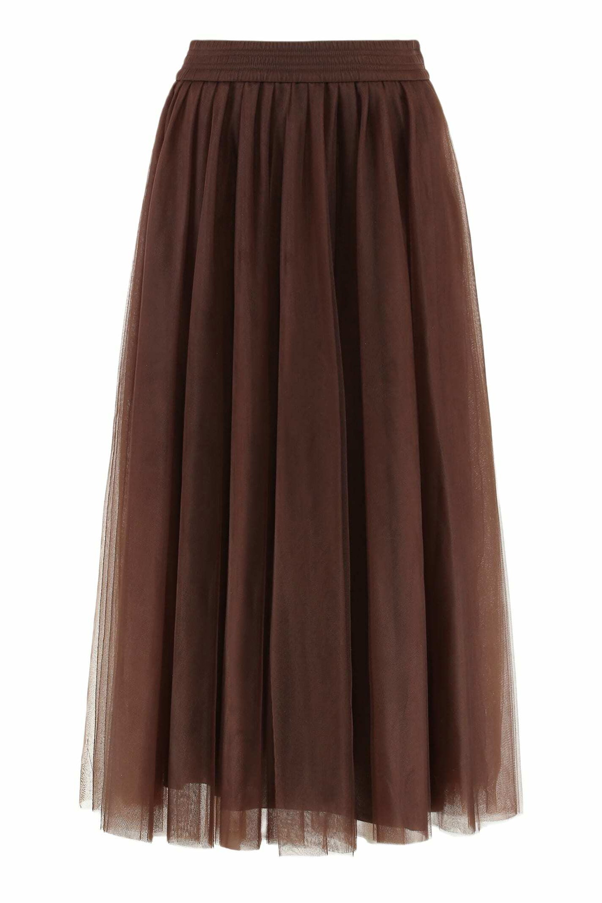 Jupe En Tulle Fabiana Filippi Taille 40 IT - Beige - Neuf Sans étiquettes - Modèle Rare