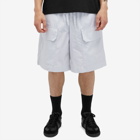 Jil Sander Men's Drawstring Cargo Shorts in Marinere Pinstripe