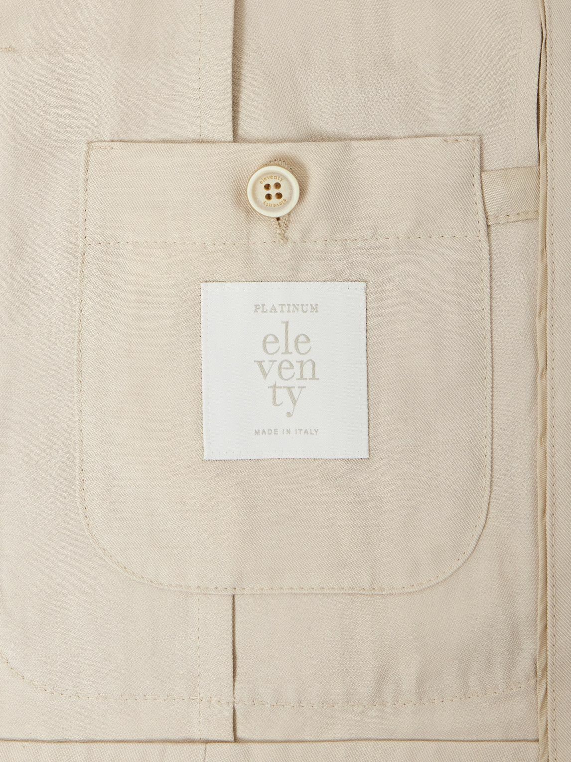 Eleventy - Lyocell and Linen-Blend Suit Jacket - Neutrals