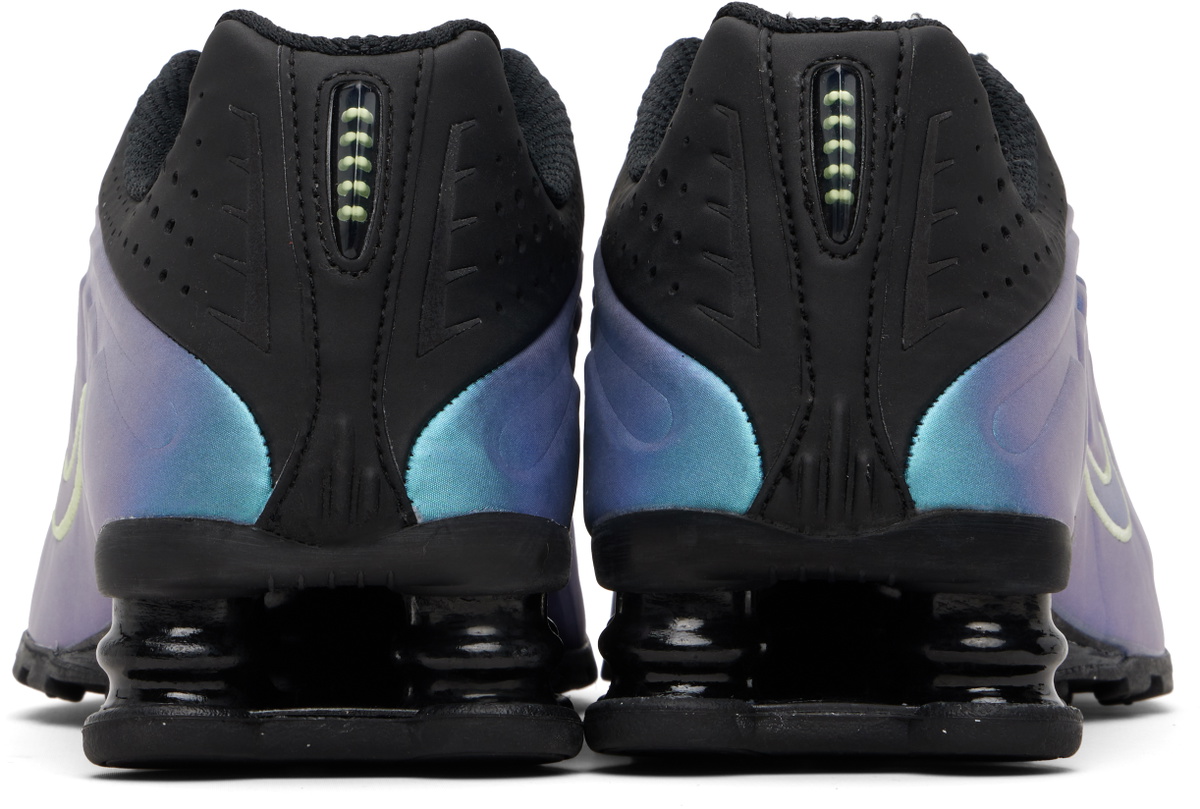 Nike Black & Blue Shox R4 Sneakers Nike