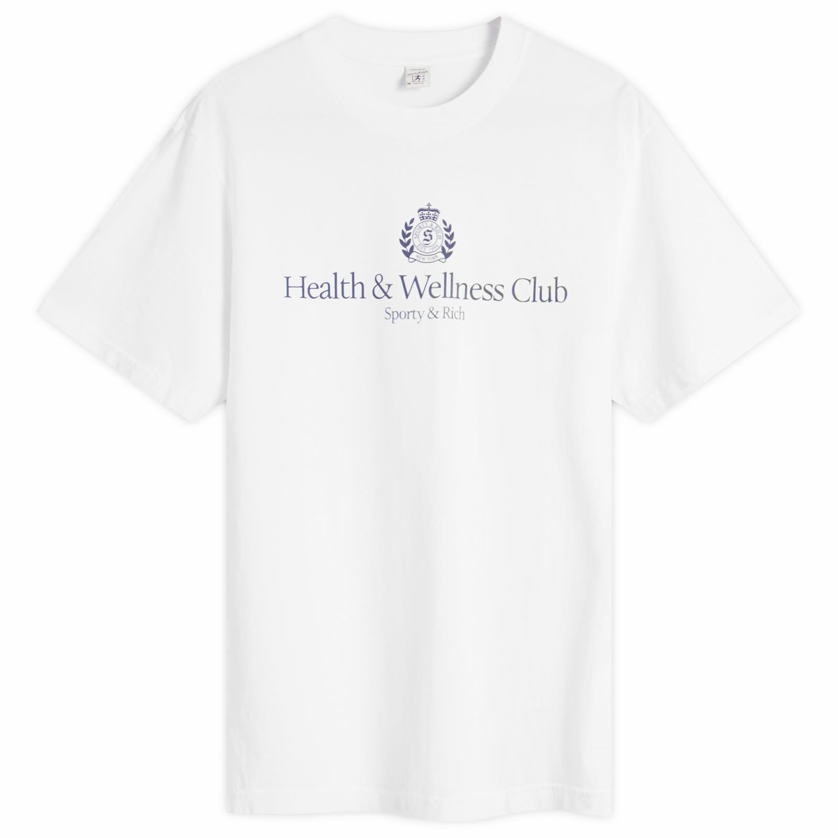 Sporty & Rich Women's Polo Club T-Shirt in White Sporty & Rich