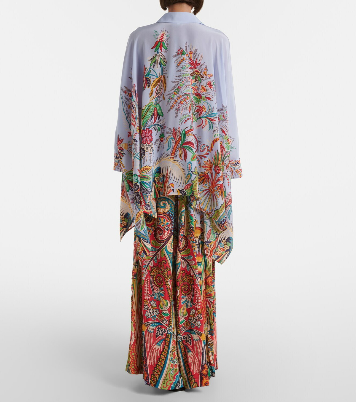 Etro Paisley wide-leg pants