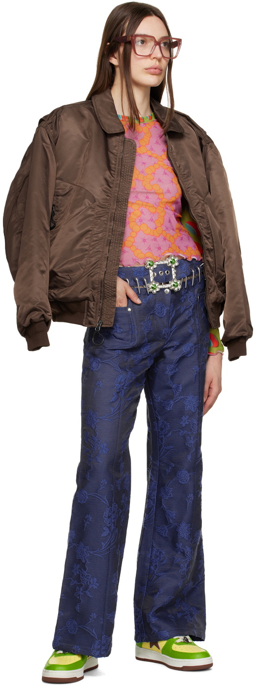 Brain Dead Multicolor DNA Long Sleeve T-Shirt
