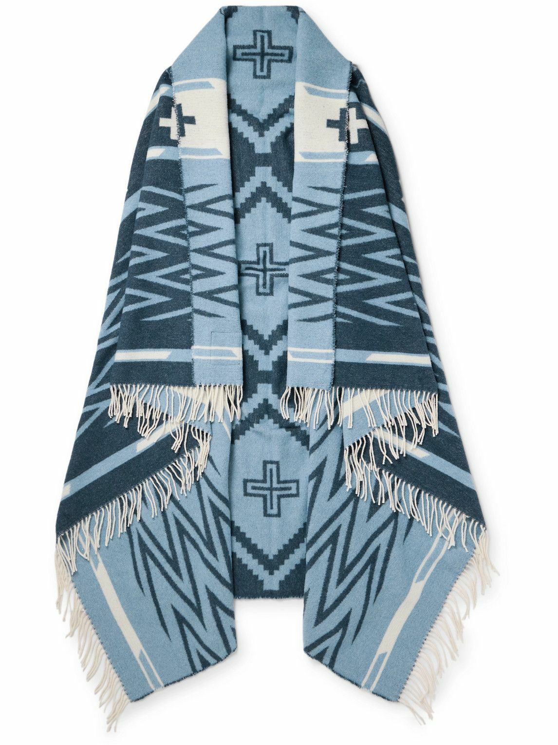 Polo Ralph Lauren - Naiomi Glasses Fringed Jacquard Wearing