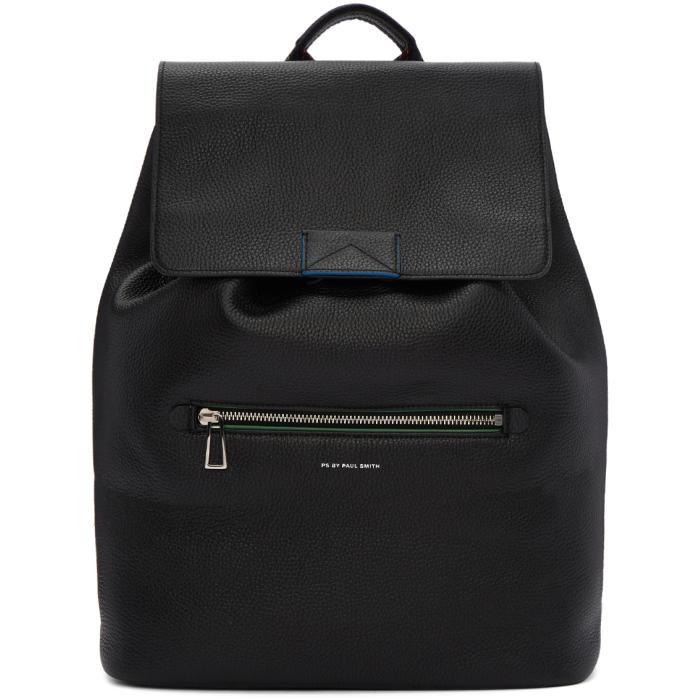 Photo: PS by Paul Smith Black Leather Rucksack