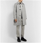 Sacai - Layered Melton Wool-Blend Coat - Gray