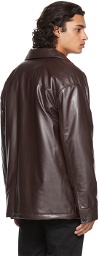 Opening Ceremony Faux-Leather Car Jacket