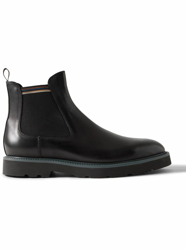 Photo: Paul Smith - Argo Leather Chelsea Boots - Black