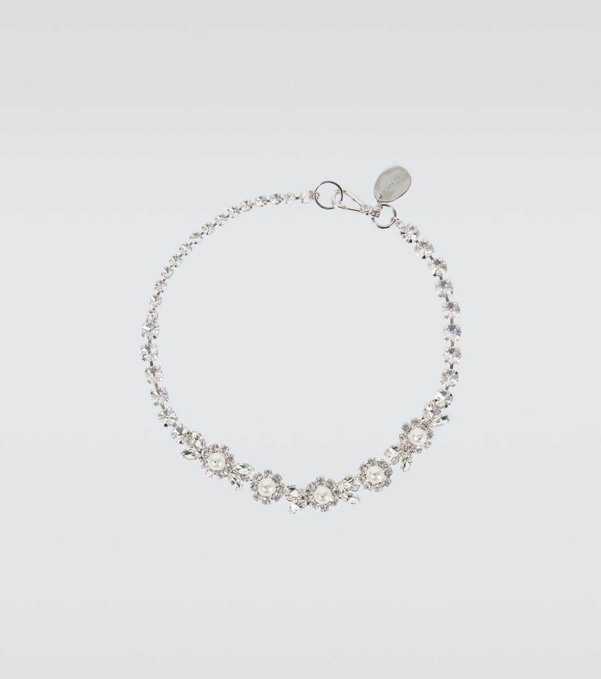 Simone Rocha Faux pearl and crystal-embellished necklace
