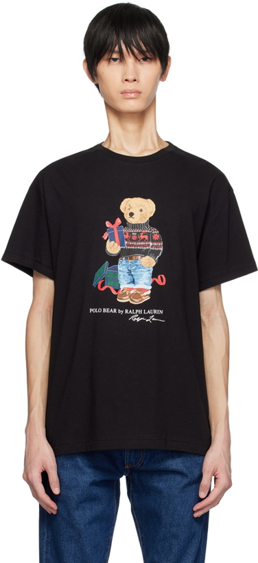 Photo: Polo Ralph Lauren Black Polo Bear T-Shirt