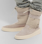 Fear of God - Suede and Canvas High-Top Sneakers - Neutrals