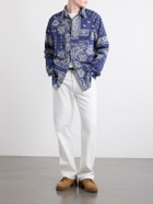 KAPITAL - Printed-Cotton Shirt - Blue
