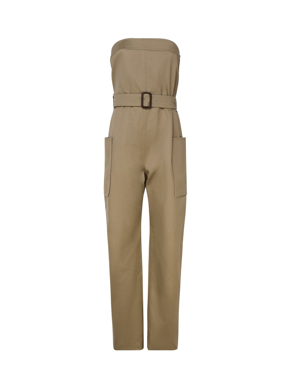 【関税・送料込み】SAINT LAURENT JUMPSUITS BEIGE COTTON Saint Laurent Jumpsuit in Cotton Twill | Saks Fifth Avenue