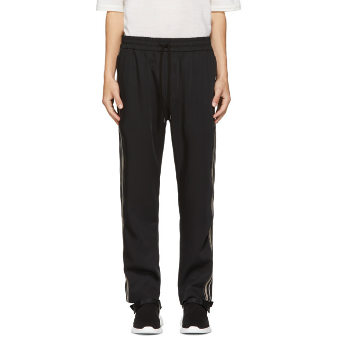 CMMN SWDN Black and Beige Buck Track Pants CMMN SWDN