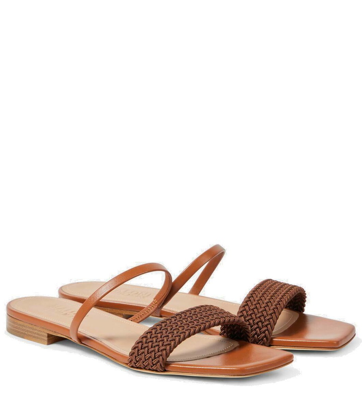 Photo: Malone Souliers Frida leather-trimmed sandals