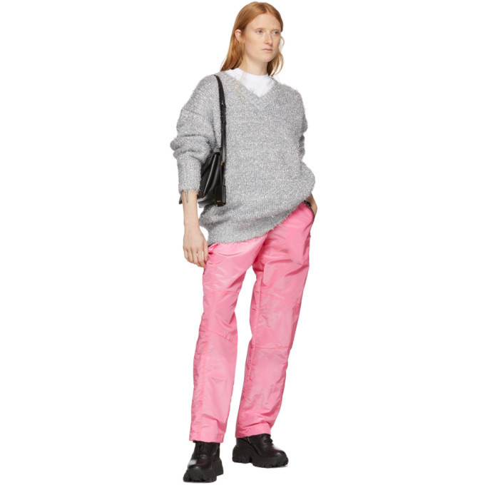 Black and Gold Lurex V-Neck Sweater main image 1