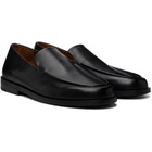 Marsèll Black Mocasso Leather Loafers