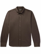 TOM FORD - Silk-Jersey Shirt - Brown